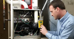 Blog 2 Tech repairing a furnace in fresno ca